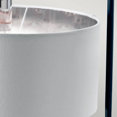Balance lampa stołowa 1xE27 czarna polerowany nikiel