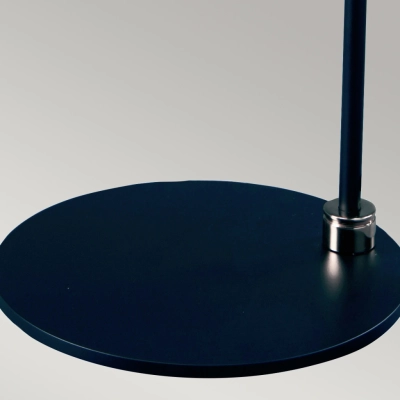 Balance lampa stołowa 1xE27 czarna polerowany nikiel