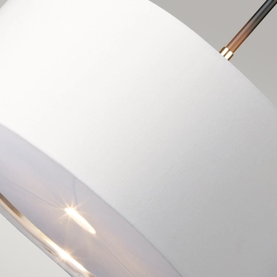 Balance lampa wisząca 1xE27 czarna polerowany nikiel