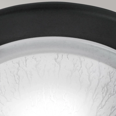 Berwick lampa sufitowa 1xE27 czarna
