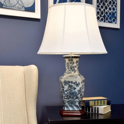 Blue Hex lampa stołowa 1xE27 niebieskie biel