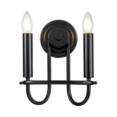 Capitol Hill kinkiet 2 x E14 KL-CAPITOL-HILL2-BLK Elstead Lighting