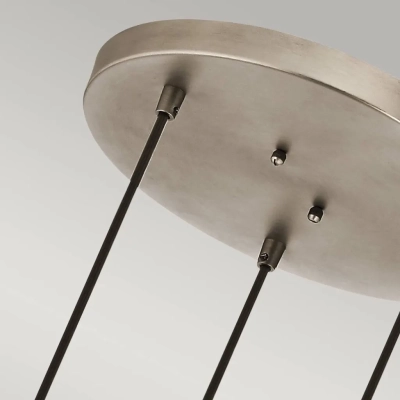 Ceiling Pan podsufitka okrągła antyczny pewter