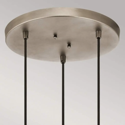 Ceiling Pan podsufitka okrągła antyczny pewter