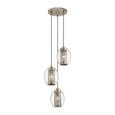 Ceiling Pan podsufitka okrągła antyczny pewter