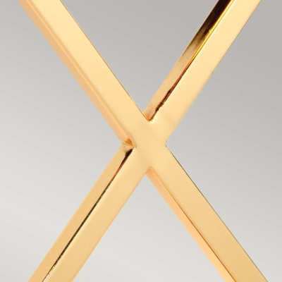Cross lampa stołowa 1xE27 polerowane złoto