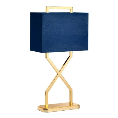 Cross lampa stołowa 1xE27 polerowane złoto