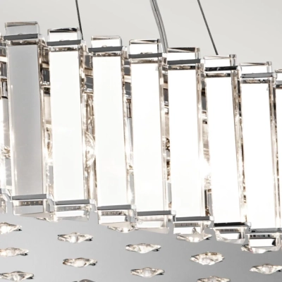Crystal Skye IP44 lampa wisząca 12xG9 chrom