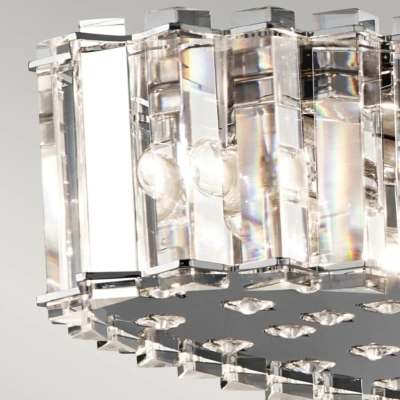 Crystal Skye IP44 lampa wisząca 12xG9 chrom