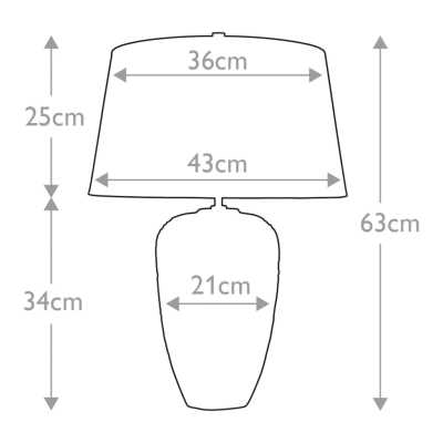 Demeter lampa stołowa 1xE27 zielone brązowe szkliwo