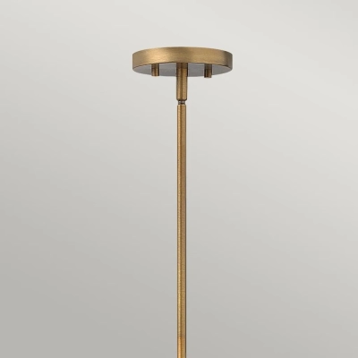 Fulton lampa wisząca 4xE14 brązowa mosiądz