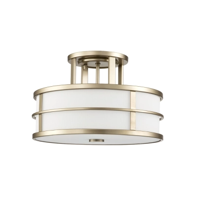 Fusion lampa sufitowa 3xE27 naturalny mosiądz