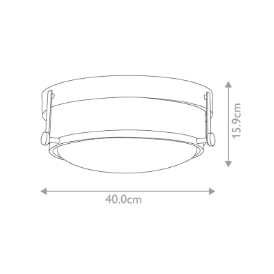 Harper lampa sufitowa 3xE27 polerowany chrom