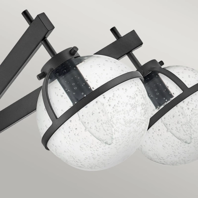 Hollis IP44 lampa sufitowa 5xE14 czarna