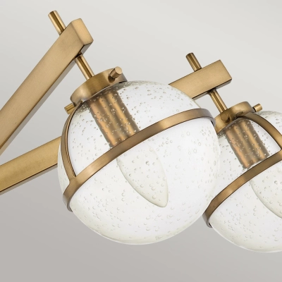 Hollis IP44 lampa sufitowa 5xE14 stary mosiądz