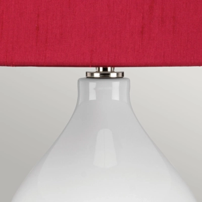 Isla lampa stołowa 1xE27 polerowany nikiel