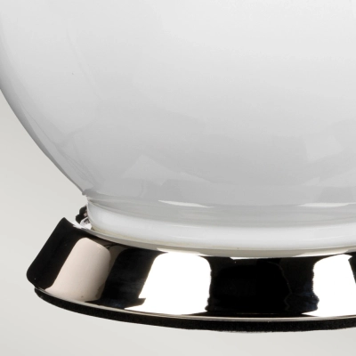 Isla lampa stołowa 1xE27 polerowany nikiel
