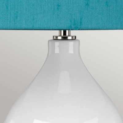 Isla lampa stołowa 1xE27 polerowany nikiel