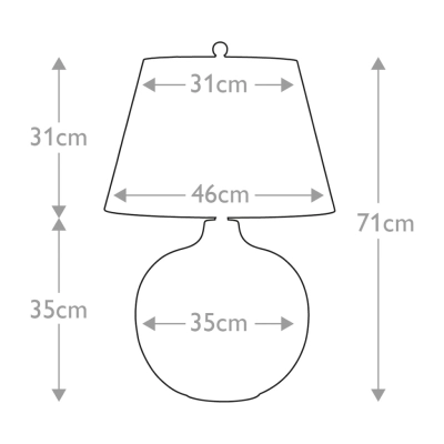 Ottoman lampa stołowa 1xE27 metaliczny brąz