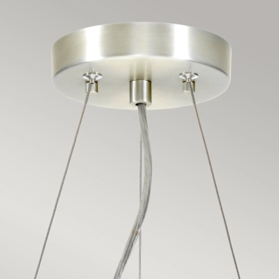 Pearce lampa wisząca 3xE27 polerowany chrom