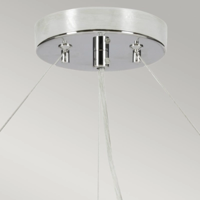 Pearce lampa wisząca 7xE27 polerowany chrom