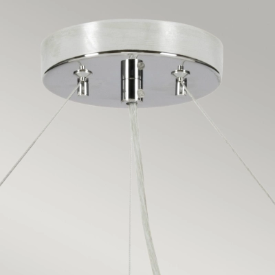 Pearce lampa wisząca 7xE27 polerowany chrom