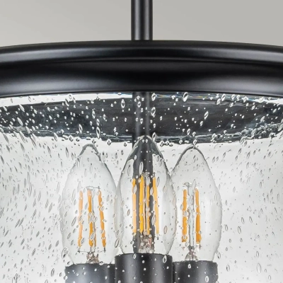 Pickering Lane lampa sufitowa 3xE14 czarna