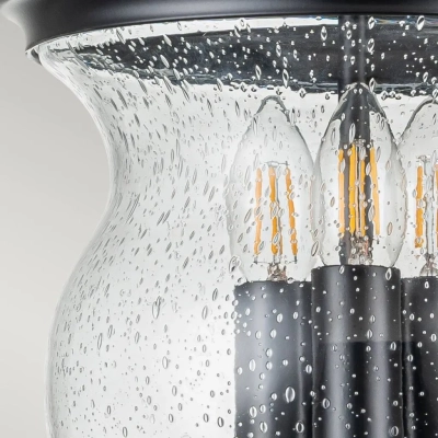 Pickering Lane lampa sufitowa 3xE14 czarna