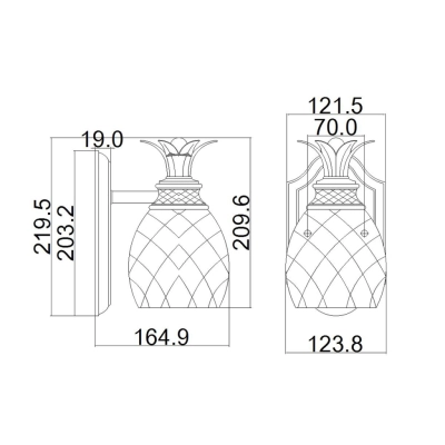 Plantation IP44 kinkiet 1xG9 polerowany antyczny nikiel