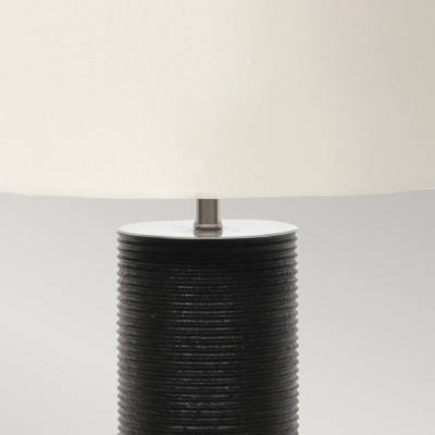 Ripple lampa stołowa 1xE27 czarna