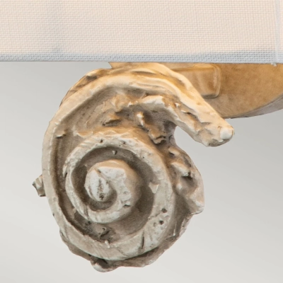 Swirl kinkiet 1xE27 biały