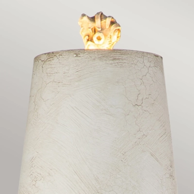 Swirl lampa stołowa 1xE27 biała czerń