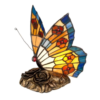 Tiffany Animal Lamps lampa stołowa 1 x G9 QZ-OBUTTERFLY-TL Elstead Lighting