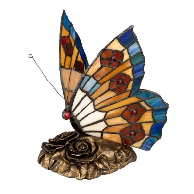 Tiffany Animal Lamps lampa stołowa 1xG9 brąz architektoniczny