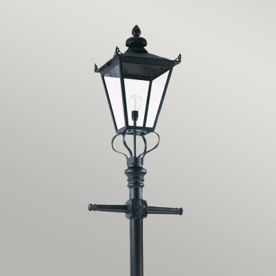 Wilmslow IP23 lampa słupowa 1xE27 czarna