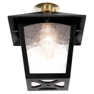 York lampa sufitowa 1 x B22 BL6C-BLACK Elstead Lighting