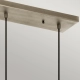 Asher II lampa wisząca 3xE27 antyczny pewter