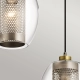 Asher II lampa wisząca 3xE27 antyczny pewter
