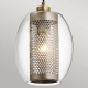 Asher II lampa wisząca 3xE27 antyczny pewter