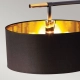 Balance lampa podłogowa 1xE27 czarny polerowany mosiądz