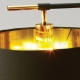 Balance lampa stołowa 1xE27 czarna polerowany mosiądz