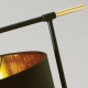 Balance lampa stołowa 1xE27 czarna polerowany mosiądz
