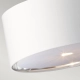 Balance lampa wisząca 1xE27 czarna polerowany nikiel