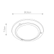 Berwick lampa sufitowa 1xE27 czarna