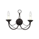 Carisbrooke kinkiet 2 x E14 CB2-BLACK Elstead Lighting