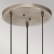 Ceiling Pan podsufitka okrągła antyczny pewter