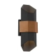 Chasm kinkiet LED 2x5,5W 2x500lm 3000K QZ-CHASM-M-BKW Elstead Lighting
