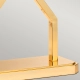 Cross lampa stołowa 1xE27 polerowane złoto