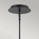 Dax lampa wisząca LED 8W 320lm 3000K czarna