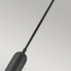 Dax lampa wisząca LED 8W 320lm 3000K czarna